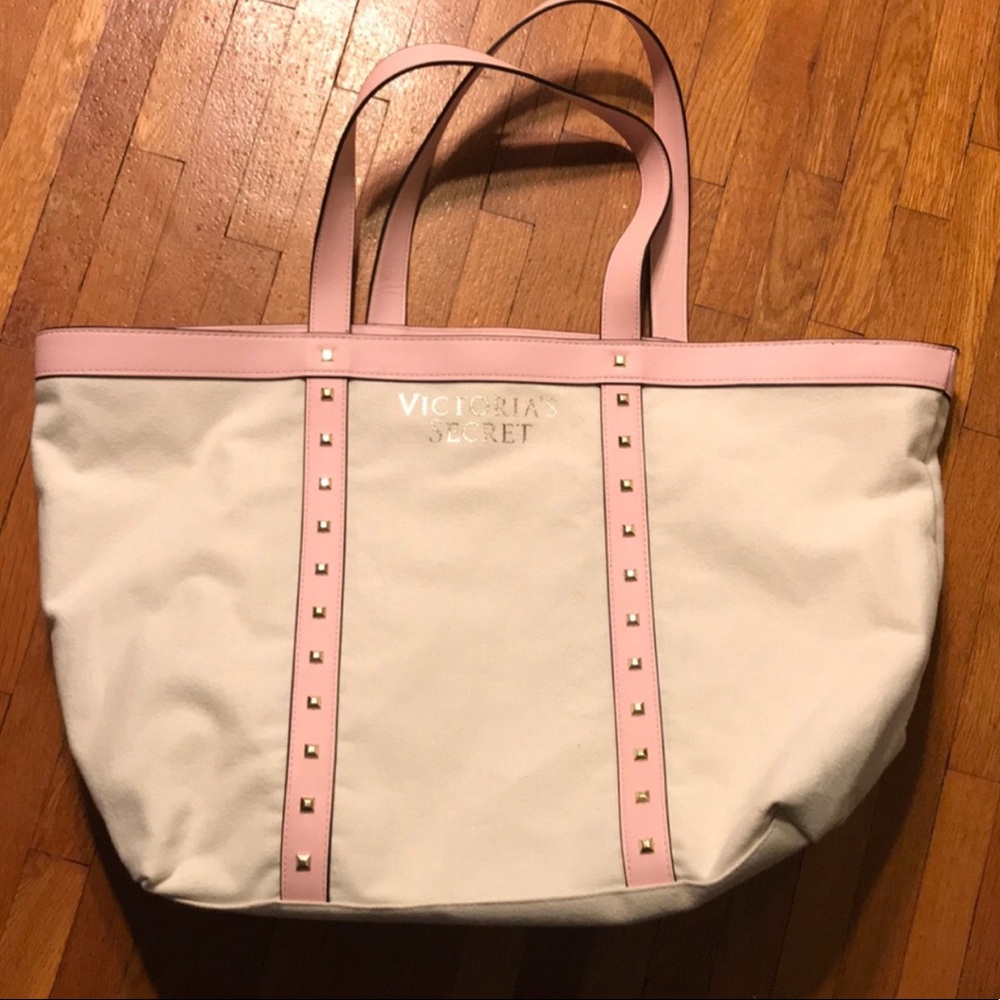 NWT Victoria's Secret Canvas Tote Shoulder Bag